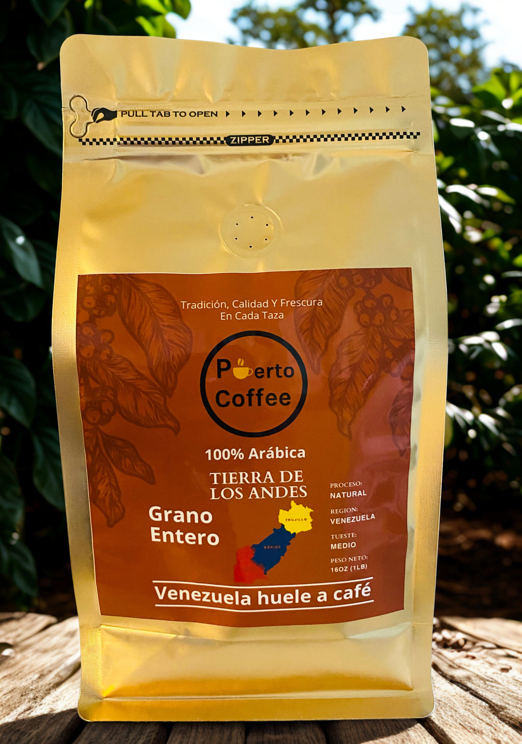 Café de Venezuela – 1 lb (Grano Entero)